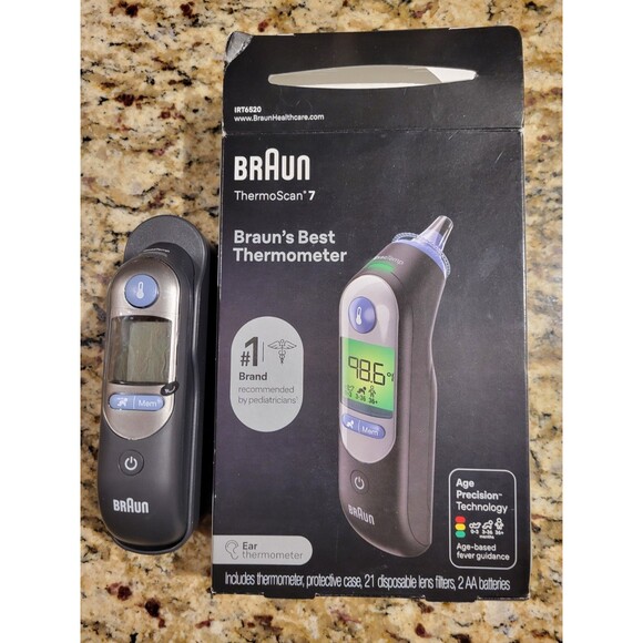 BRAUN Thermoscan 7 Ear Thermometer - Braun's Best Thermometer - Picture 2 of 12